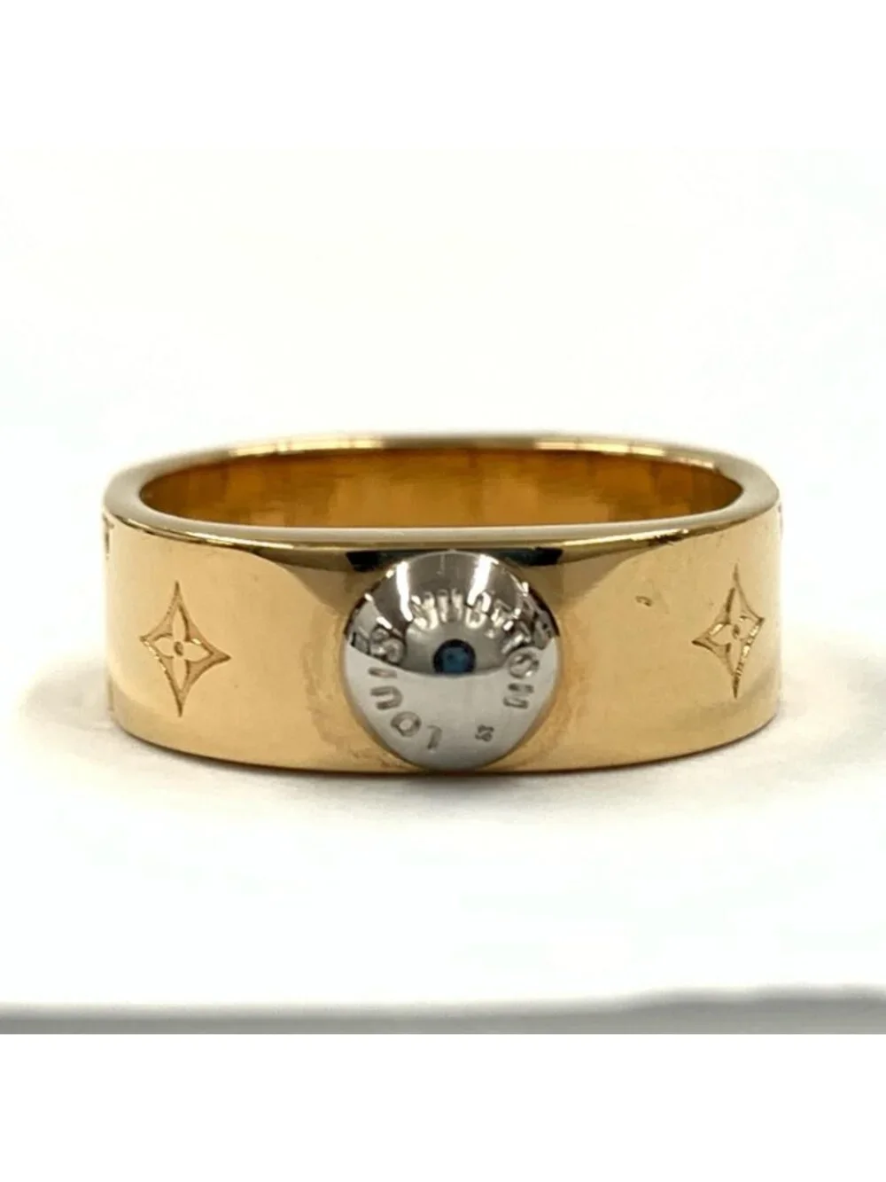 Louis Vuitton Nanogram S Ring Gold